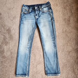 Miss Me Curvy Crop Light Wash Jeans